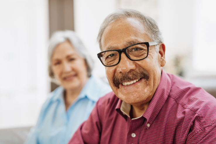 Happy Couple With Reverse Mortgage