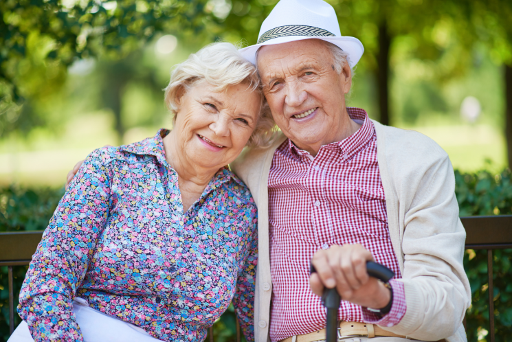 Happy Couple With Reverse Mortgage